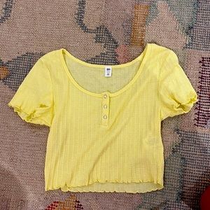 yellow Norstrom shirt